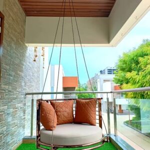 Minimalist Round Hanging Swing Chair2