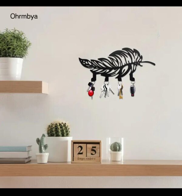 Wall-Mounted Key Holder – Leaf - Image 2