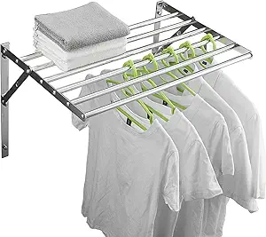 Wall Mounted Clothes Drying Rack,